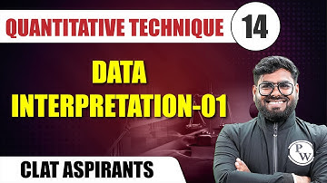 Quantitative Technique 14 | Data Interpretation-01 | CLAT