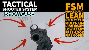 Unity Tactical Weapon System with Procedural Animation and Helmet Cam