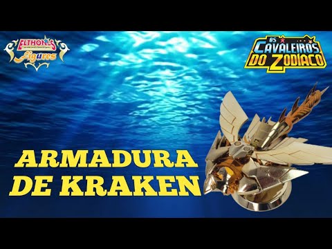 SAINT SEIYA ARMADURA(OBJECT) KRAKEN CAVALEIROS DO ZODÍACO BANDAI MYTH CLOTH MONTAGEM REVIEW