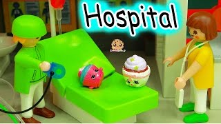 Craziest Day At the Playmobil Childrens Hosptial Part 2 - Crazy Weird Shopkins Medical Video