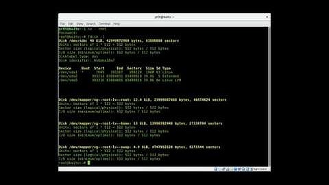 Debian 9 LVM configuration