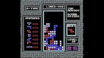 my first 30 hz roll - nes tetris