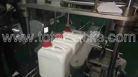 20170317 CP 350A Automatic Linear Capper for jerry cans