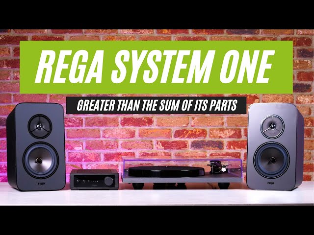 Виниловый проигрыватель с акустической системой Rega System One