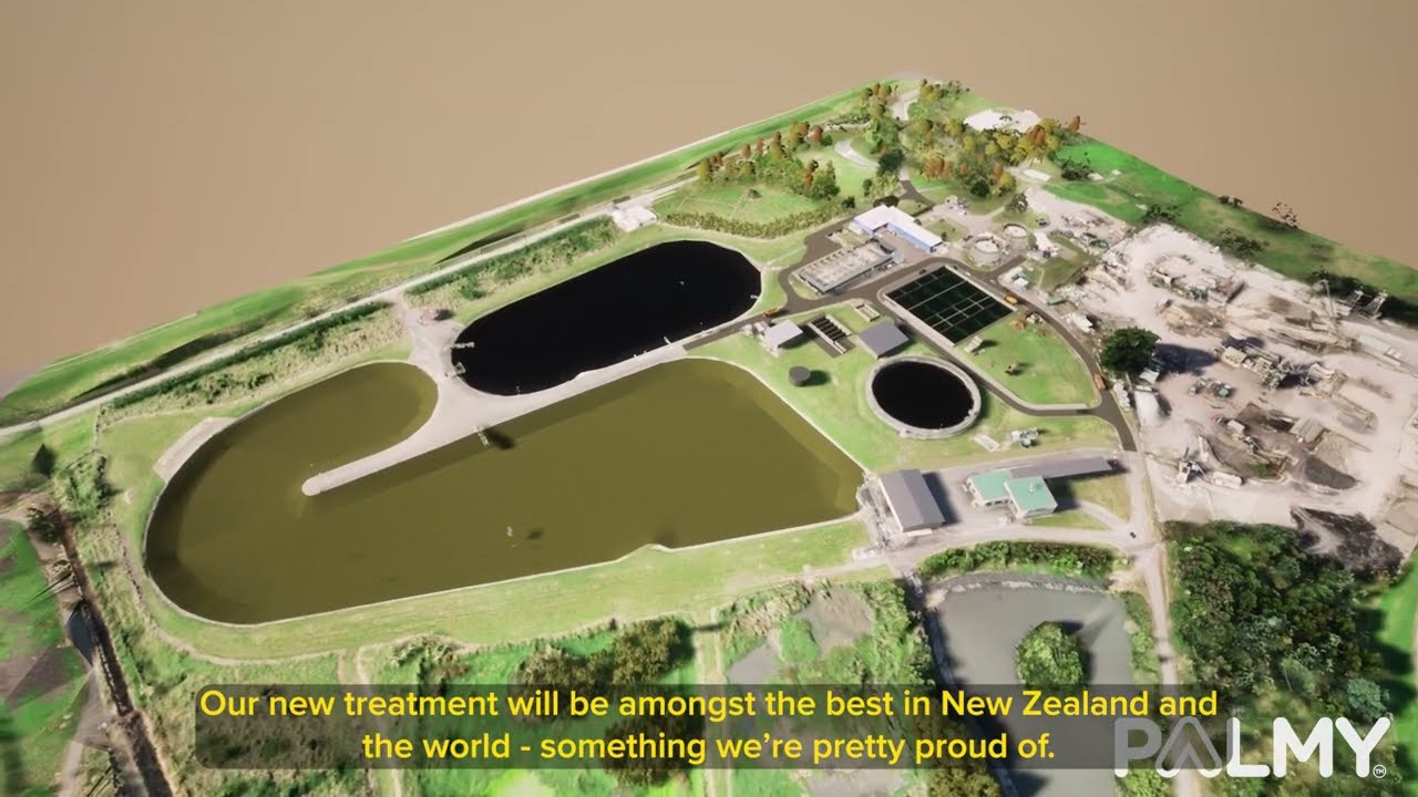 Waste water treatment plant Nature Calls Palmerston North City