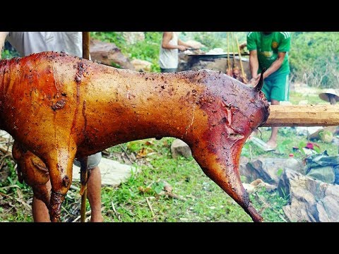 Video: Thịt Lợn Nướng Với đại Hoàng