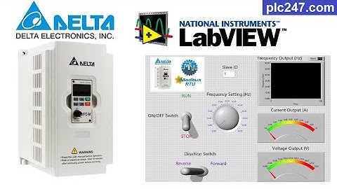 LabView "Modbus RTU" Delta VFD M Tutorial