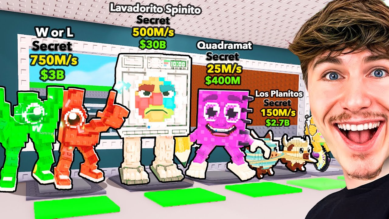 J’AI VOLÉ TOUS LES NOUVEAUX BRAINROTS + REBIRTH MAX !! (Incroyable)