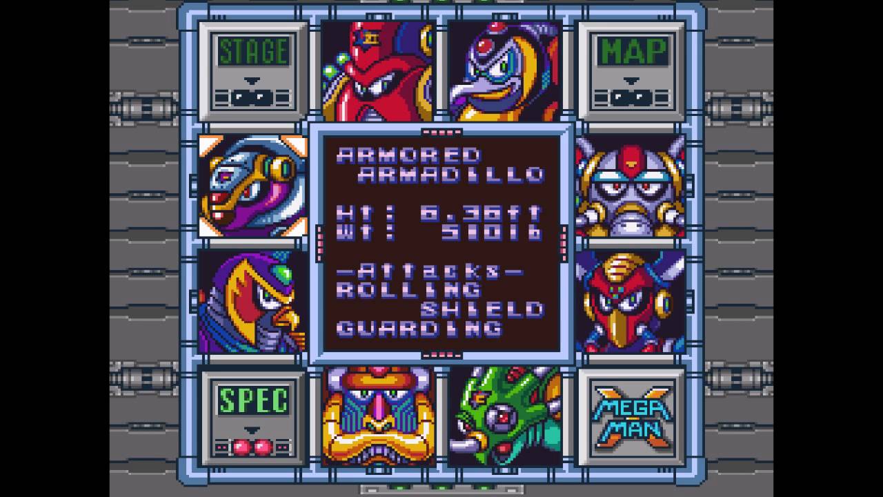 Mega Man X Armored Armadillo Stage (metal version) YouTube