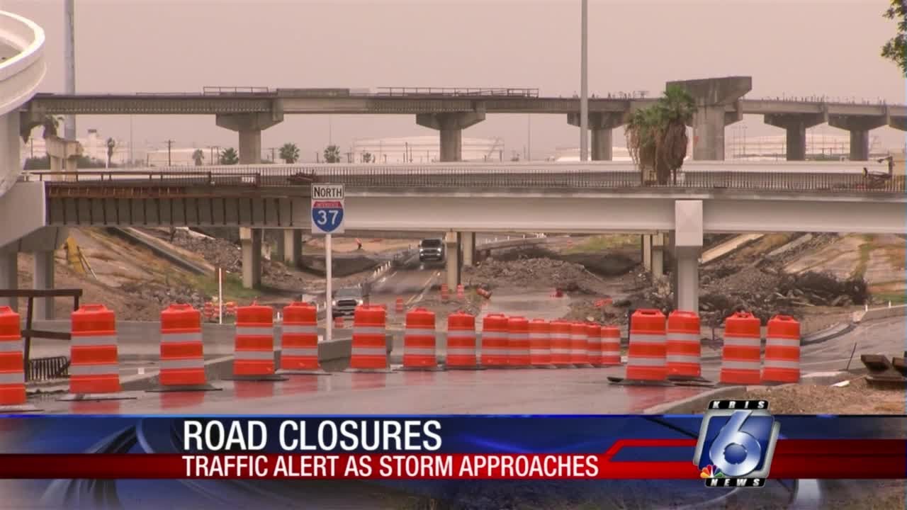 Road closures announced before Nicholas arrives in Corpus Christi - YouTube