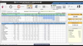 Malbot Horse Racing - Automated Betting Bot Action