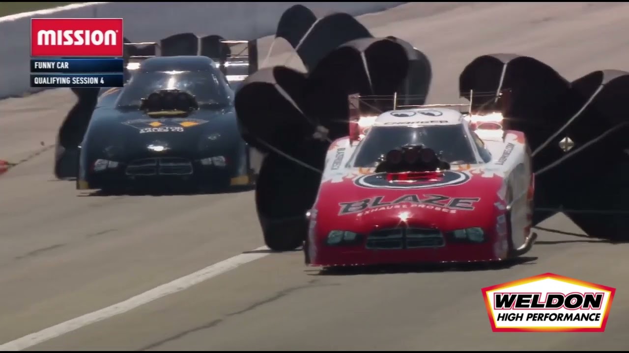 ONE OF THE WILDEST RUNS IN FUNNY CAR YOU WILL EVER SEE AT NHRA