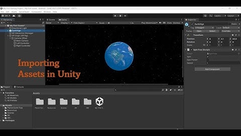 Importing Assets in Unity