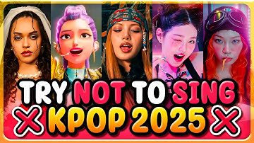 TRY NOT TO SING OR DANCE (Kpop Challenge) 2025 Edition 🚫🎵