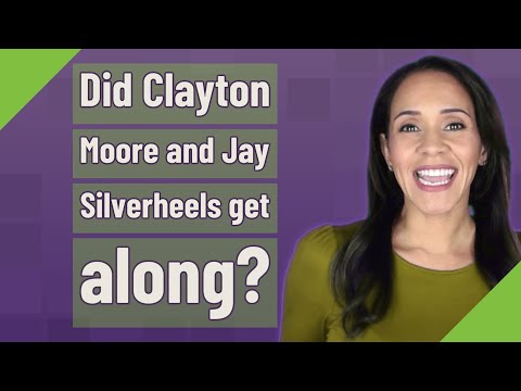 Video: Was clayton moore en jay silverheels vriende?