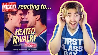 reacting to the HEATED RIVALRY musical! | the Heated Rivalry Unauthorized Musical Parody album
