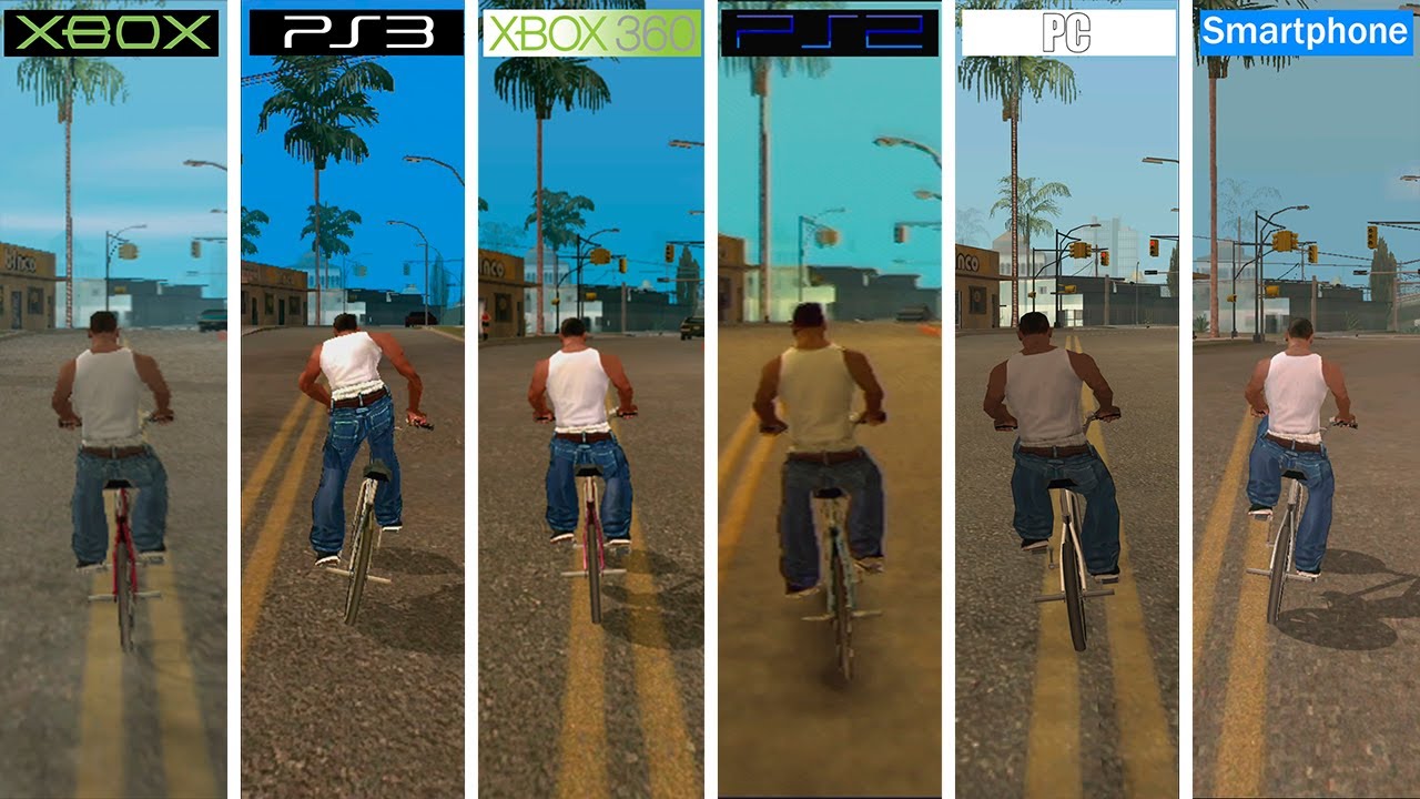 PS4 vs PS2 Graphics Comparison Gta 5 vs Gta San Andreas FULL HD 1080p -  video Dailymotion