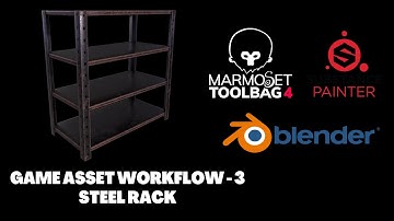 Game asset workflow - 3 | Blender 3.0 | Marmoset Toolbag 4 | Substance Painter
