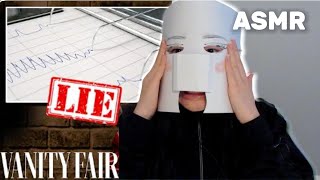 Pretend Takes a Lie Detector Test Interview | ASMR Soft Spoken | Vanity Fair Re-enactment screenshot 5