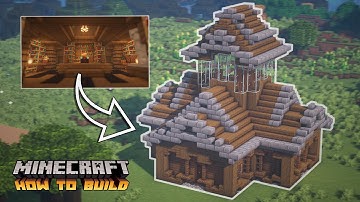 Minecraft: How to Build a Survival Enchanting House (Quick Tutorial)
