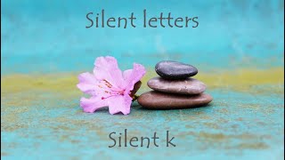 English words with a silent k #englishpronunciation #englishaccent #englishspeaking