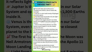 🚀 Science & Space Facts – Part 1 | Amazing Space Facts for Kids & Curious Minds #shorts #viral