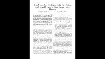 [Sreedhar Teneti ICC 2022] Inter-Numerology Interference in 5G New Radio