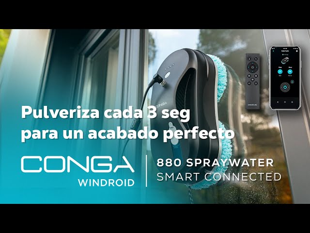 Robot Limpiacristales CECOTEC WinDroid 880 Connected T.