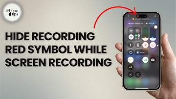 How to Hide Recording Red Symbol While Screen Recording on iPhone/iPad