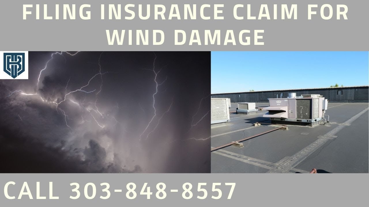 Insurance Claim For Roof Damage From Wind Help Thornton CO