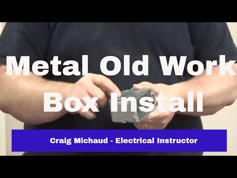 Installation of Metal Oldwork Box using Madison Clips