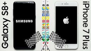 Galaxy S8+ vs. iPhone 7 Plus Speed Test