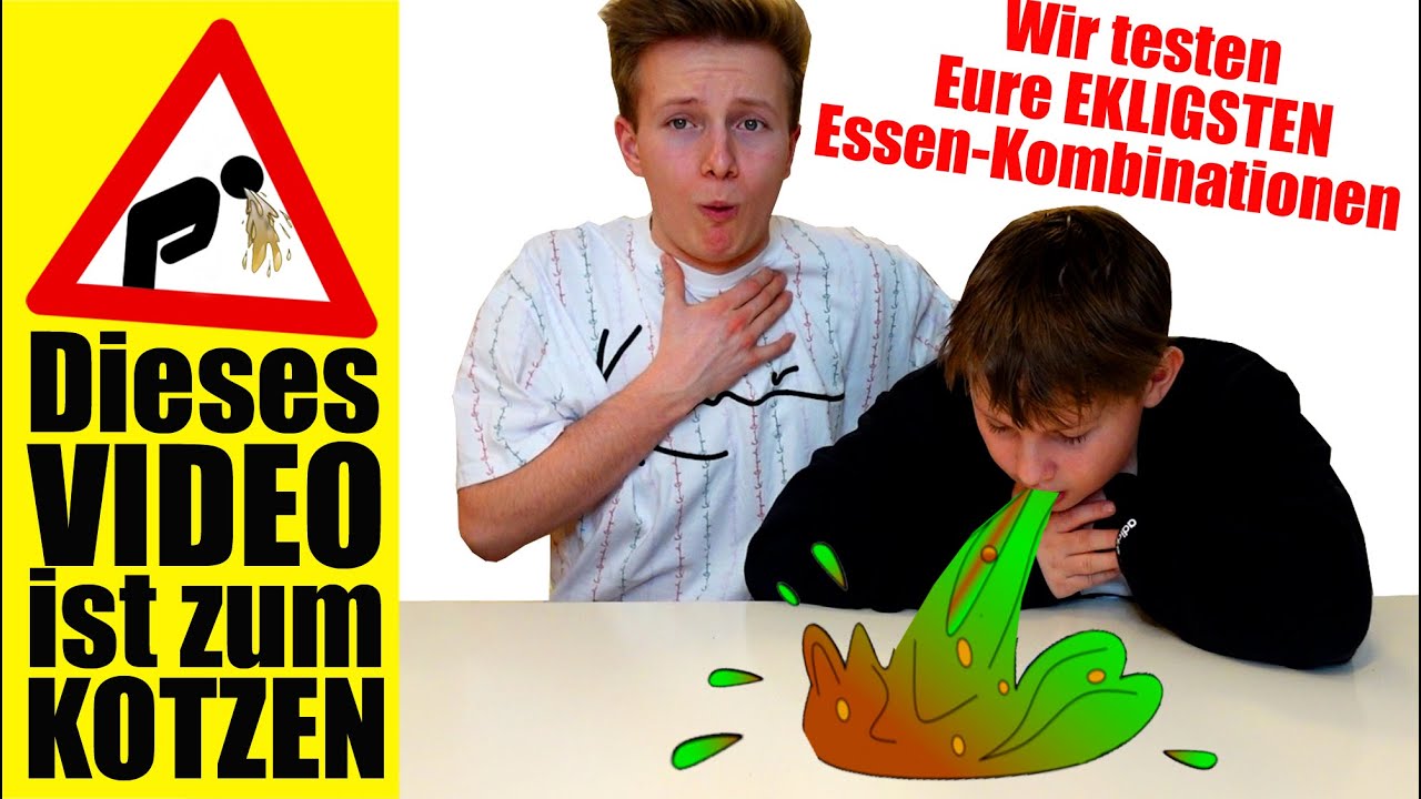 Wir testen eure EKLIGSTEN Essen-KOMBINATIONEN 🤢 🤮☠️ TipTapTube