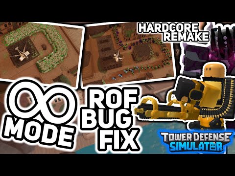 Infinity Mode? Hardcore Revamp? RoF Bug fix? – Late January Update News – Tower Defense Simulator