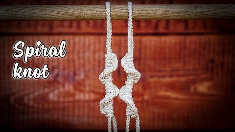 Basic macrame knot tutorial: The Spiral knot - in detail and big sample