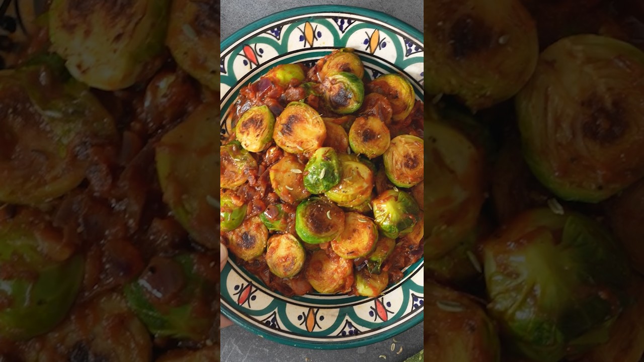 Easy Indian‑Style Spiced Brussels Sprouts | 🌶️🥬 
