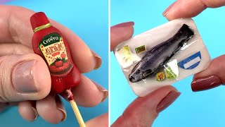 8 DIY Food and Grocery Miniatures  Easy Tricks and Crafts to Make!