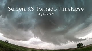 Selden, KS Tornado Full Timelapse - Goes Through Town