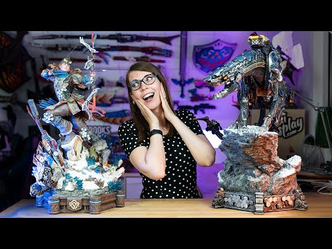 Unboxing the INSANE Horizon Aloy & Stalker statues! 🔥