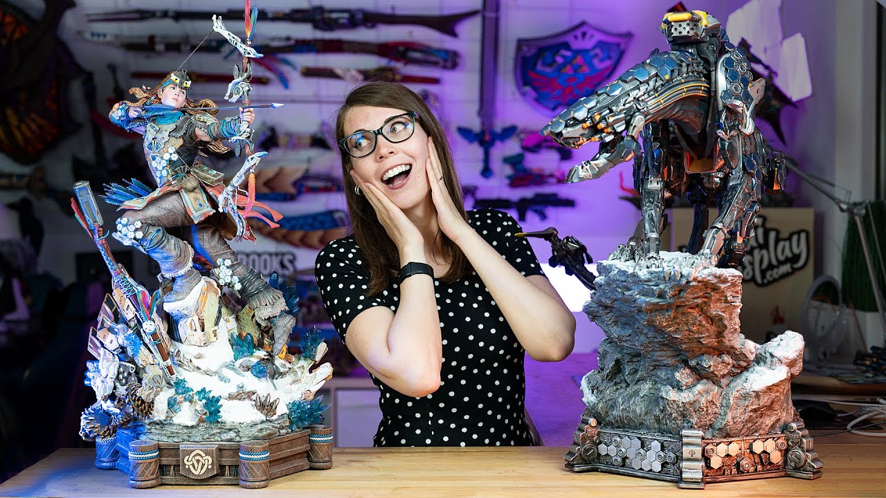 Unboxing the INSANE Horizon Aloy & Stalker statues! 🔥