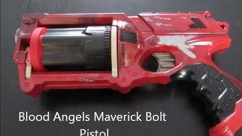 Nerf Maverick Blood Angels Bolt Pistol