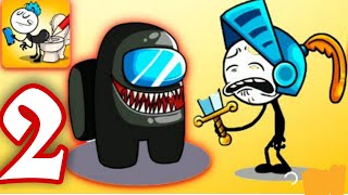 Troll Master: DOP Draw One Part - Stickman Puzzle 101-200 All Levels Gameplay screenshot 5