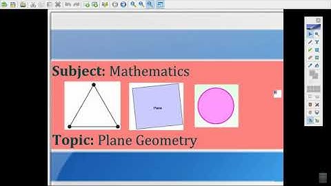 Video 1 on Plane Geometry
