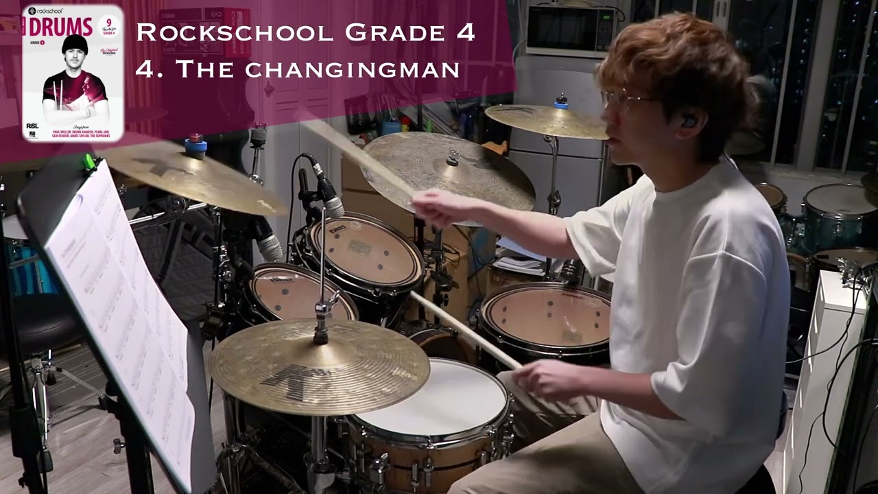 [Grade 4] The changingman | Rockschool Drums 2024
