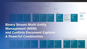 Binary Stream Multi-Entity Management (MEM) and Continia Document Capture: A Powerful Combination