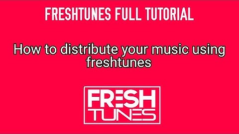 How to upload your music to major streaming platforms using FRESHTUNES in 2025 | FRESHTUNES Tutorial