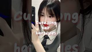 Cute Long Hair Hairstyles #aesthetic #cute #korean #beauty #hairstyle #longhair #longhairhairstyle screenshot 4