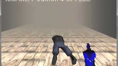 Kinect + Unity (OpenNI + NITE)  Flying test 2