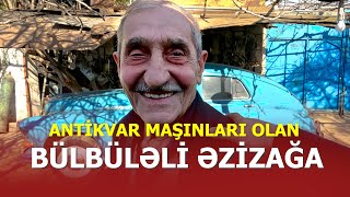 83 yaşlı kişi ilə söhbət elədik, qarajda saxladığı antikvar maşınını göstərdi