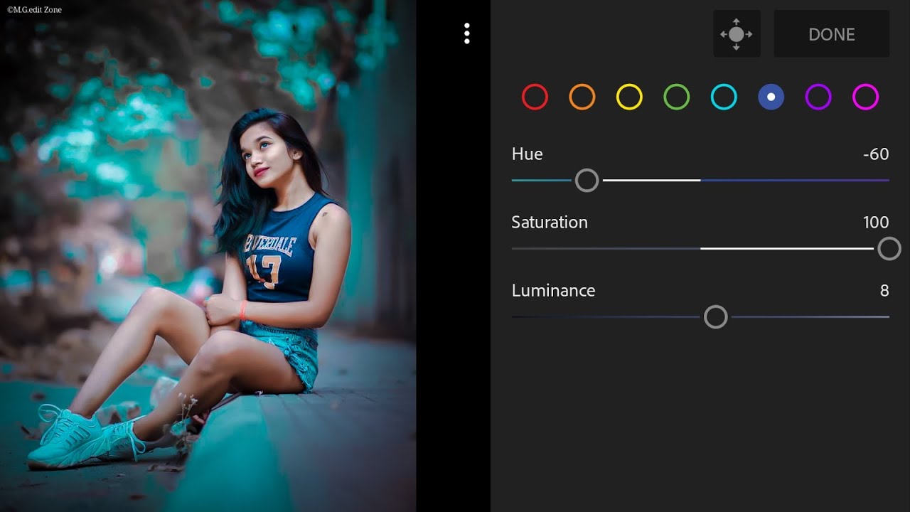 Blue and brown effect Lightroom photo editing//preset download free//